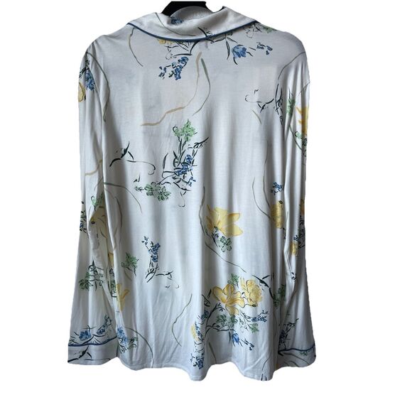 New Nordstrom Moonlight Eco Knit Pajamas Floral Design Size Large - Picture 2 of 4